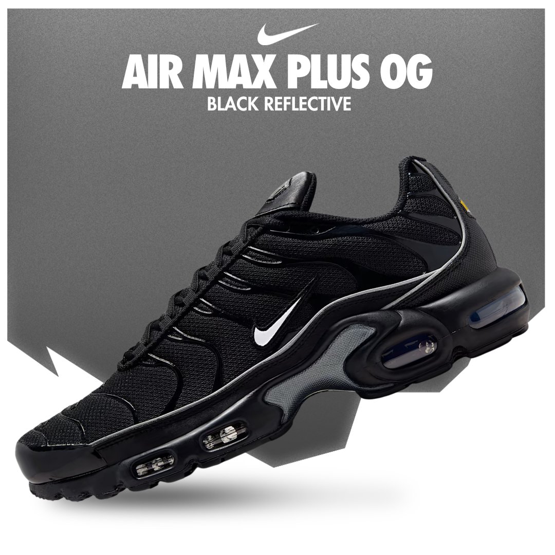 air max plus og black