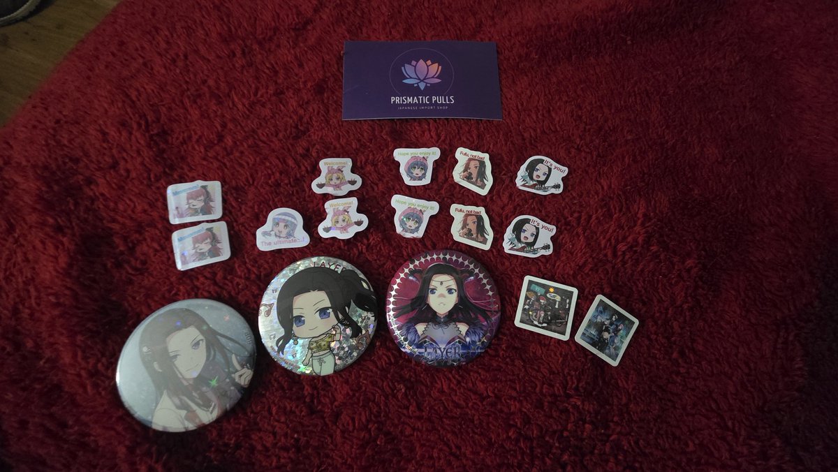 Soul1711's tweet photo. New Rei merch from @PrismaticPulls 
seriously such an amazing service from them. At least 70% of my Rei merch has come from them https://t.co/FkyLcLzGgF