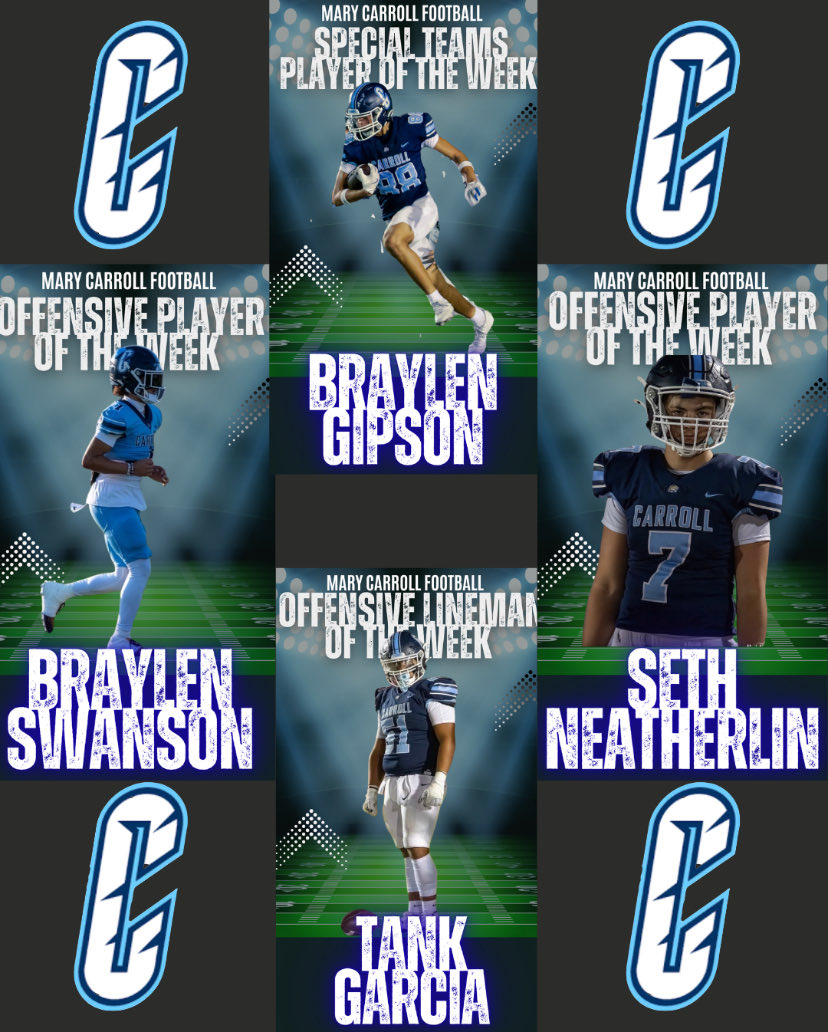 TheProgramCTFB's tweet image. Our Players of the Week against TM! Was a great game to bounce back on the winning train! Our guys went to their house and brought their A Game! #TPND