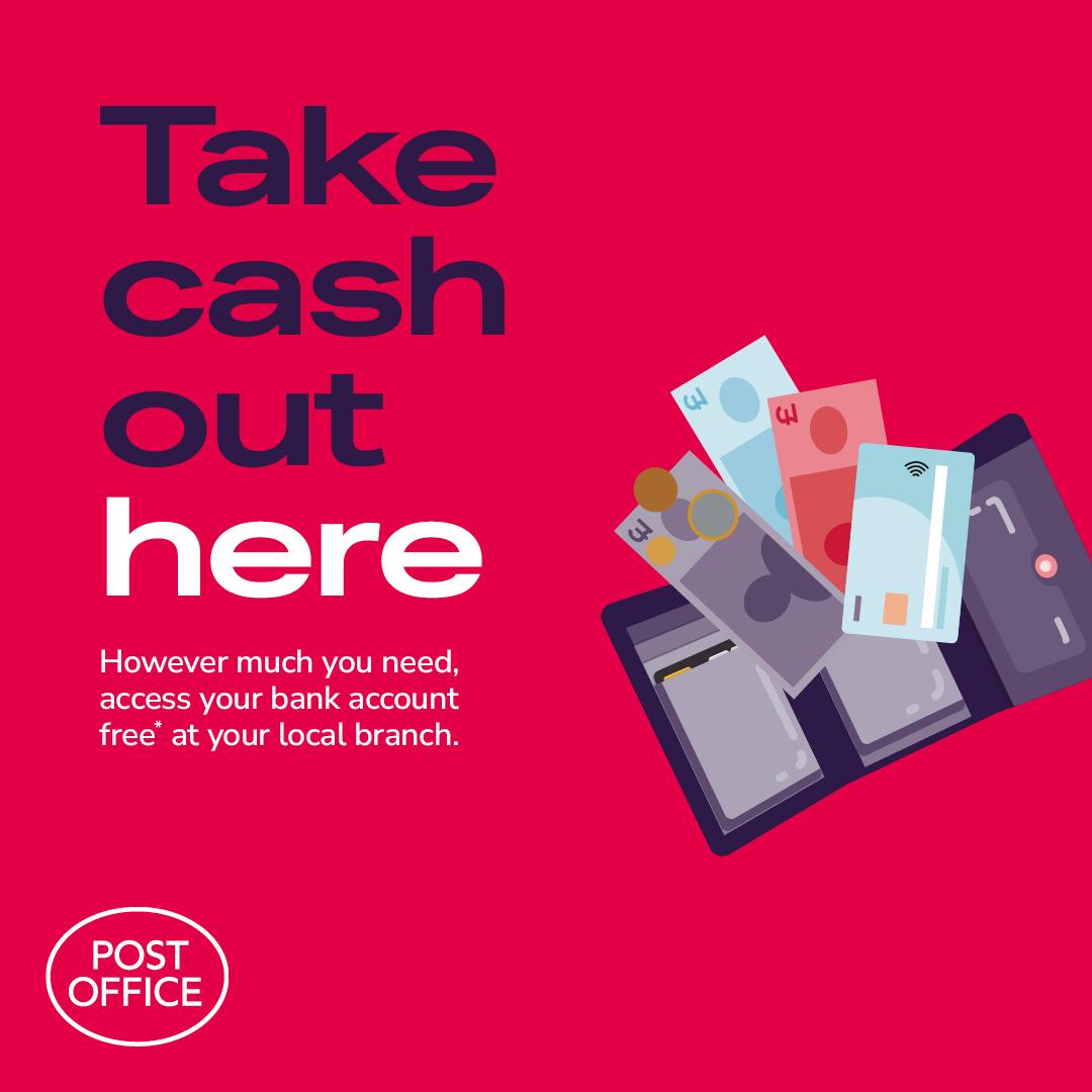 ManorWayPO's tweet photo. Need to access your bank account?* Visit us in branch today, we make it easy to stay connected with your bank always ✅💸

*Some banks may charge for selected services, please speak to your bank for details. Some restrictions apply. https://t.co/igxfLZIZqt