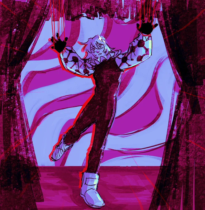 Hey! Just keep dancin' Harlequin contraption [OC by ]