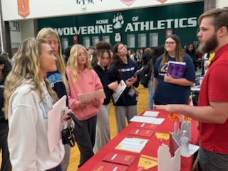 Today, juniors and seniors from across #SCCSD converged on West High School for the college fair!

Over 50 colleges and trade schools were present at today's fair while their representatives gave students information about everything their school has to offer.