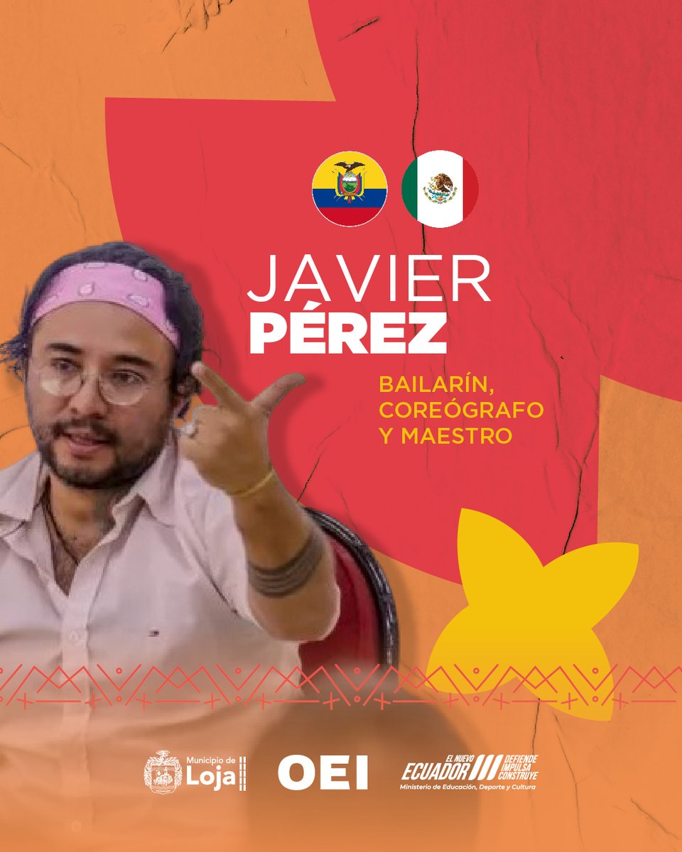 📢 ATENCIÓN | Talleres virtuales 🧑‍🏫#FIAVLab.

Postula👉forms.gle/r1rvqnq9hXugyz…

📝Elaboración de proyectos formativos desde la danza contemporánea
🇪🇨🇲🇽Javier Pérez
🕺Bailarín, coreógrafo y maestro
🗓️13 al 31 de octubre
👥30 cupos

#FIAVLoja2025
#ElArteViveEnLoja