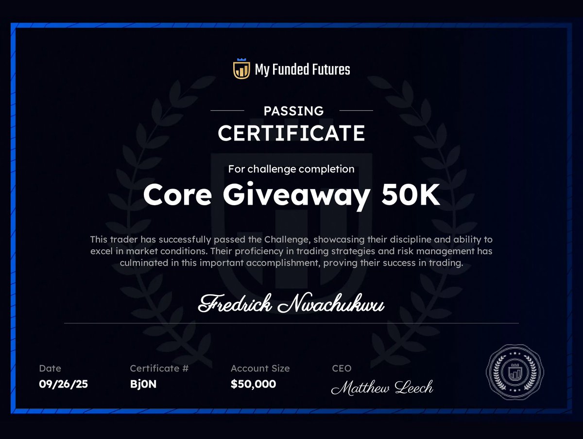 Fredrick CFDs tweet media