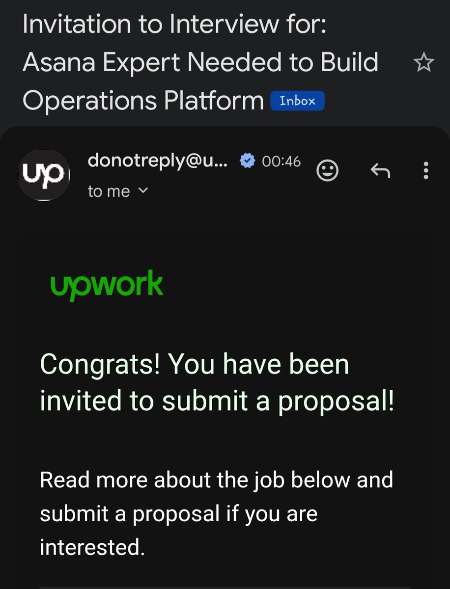 Maryjane_Malu's tweet photo. Cool kids get invited 💌🤭 @uzezzi_ 
Optimized my profile and I got an invite 2 days later ✌🏾(still in talks with the client) https://t.co/meTZ1bYBQD