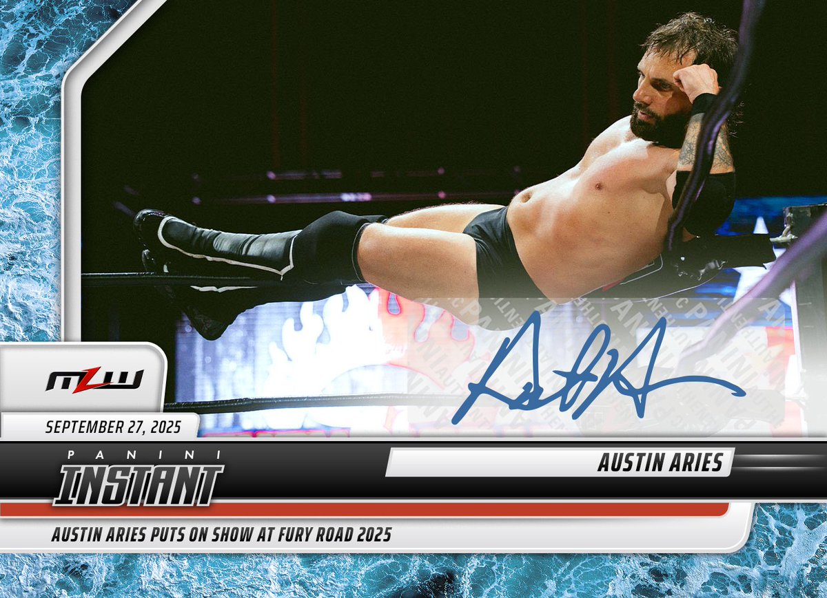 Cards #14 - 19 of 2025 <a href="/MLW/">MLW</a> <a href="/PaniniAmerica/">Panini America</a> Instant will be available to purchase 10/7/25. #MLW #Panini #Instant #WrestlingCards #WrestlingTradingCards