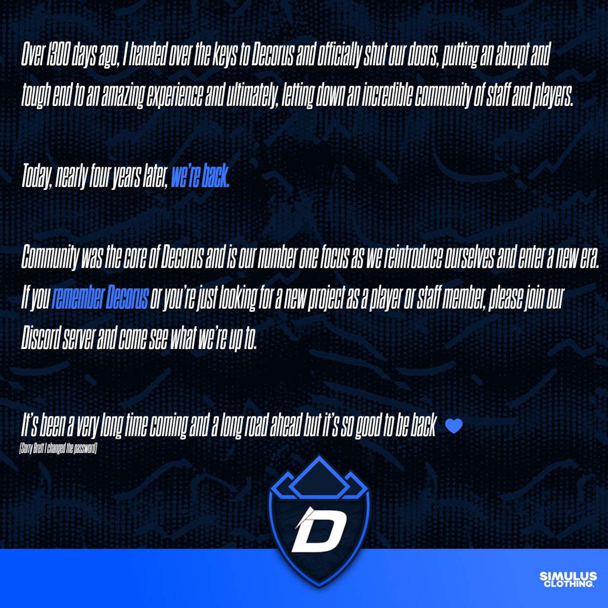 Decorus Esports tweet media