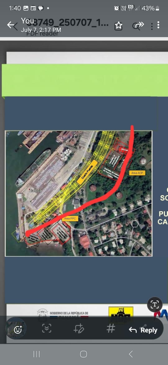 Cambiar el alineamiento del 4to. Puente sobre el Canal q' pasaba por Panamá Ports, ahora por Cerro Sosa, dobló el costo. ¿Para quien? Están literalmente partiendo el cerro. Se pierde otro patrimonio historico <a href="/canaldepanama/">Canal de Panamá</a> @miambiente <a href="/juancanavarro/">Juan Carlos Navarro</a>