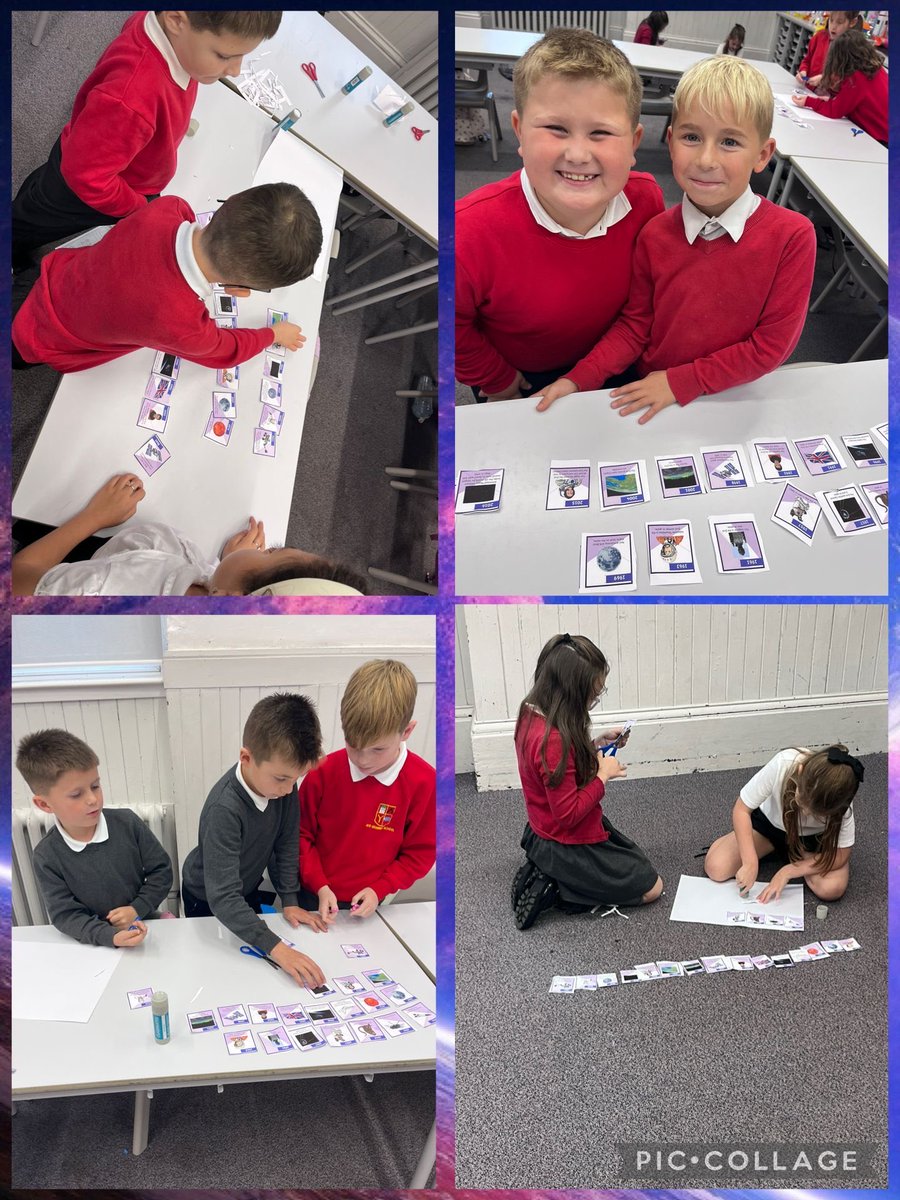 AyrGrammar's tweet image. Primary 4 have been exploring the history of space travel. They read facts and then placed them in order of when they happened. #spacefacts #kidslearning #scienceforkids #spacetimeline #factsequence