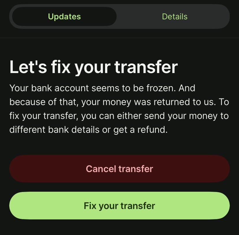 dafe_smithh's tweet photo. It has been days now, my deposits to Grey are all failing. All through last week and today. What’s really going on??

@greyfinance 

This is beyond frustrating. I’m seriously loosing trust in Grey. I have tried reaching out, nobody is replying my messages. https://t.co/AjaPBeaHac