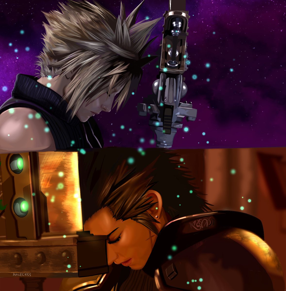 𝗧𝘄𝗼 𝗰𝗼𝗺𝗺𝗶𝘀𝘀𝗶𝗼𝗻 𝘀𝗹𝗼𝘁𝘀 𝗼𝗽𝗲𝗻

I've been so busy with my graphics art course but I'm going to Kupocon this month in MTL so I need to fundraise. 🥹💖

$100 USD - Cloud x Aerith artwork (Anime style with full colour background)
$150 USD - Semi-Realism 2 characters