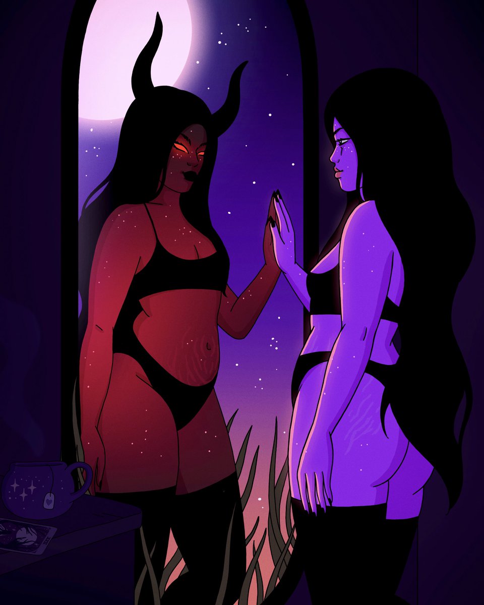 full moon tonight 🖤