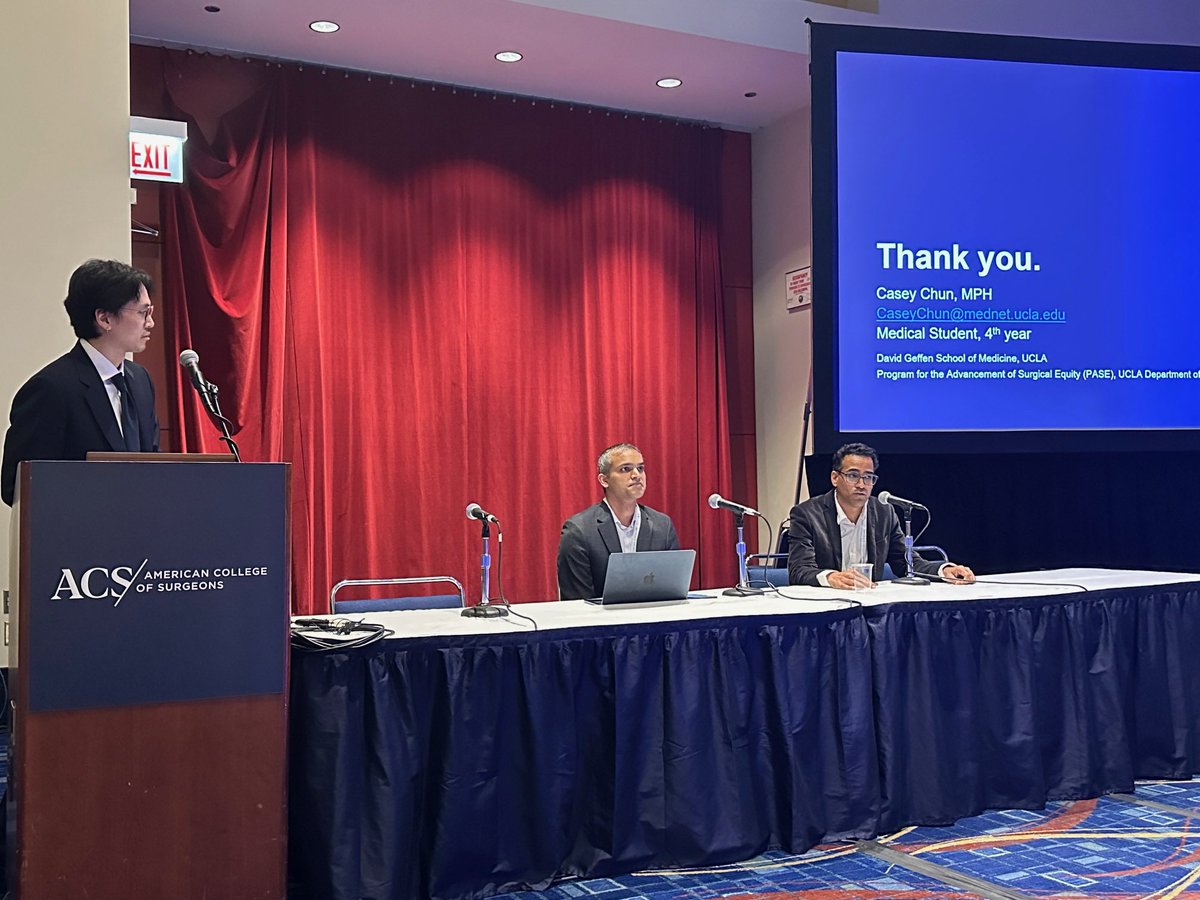 CaseyChunMD's tweet photo. Enjoying a weekend of firsts: visiting Chicago, presenting at a surgery conference, &amp; meeting folks at @AmCollSurgeons's #ACSCC2025. Grateful for my mentors &amp; the opportunity to present our research on the Lay First Responder pilot in Cameroon on behalf of @pase_UCLA. https://t.co/qjiZ6CAGw2