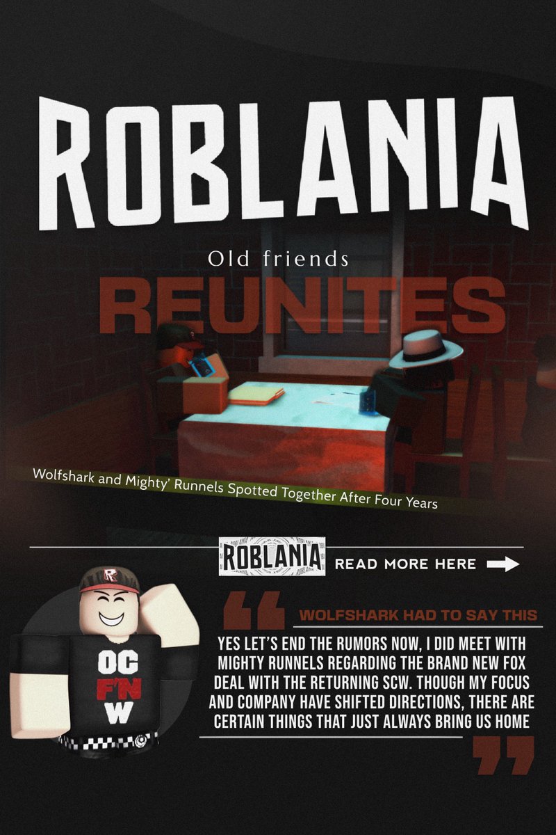 RoblaniaNetwork's tweet image. “CERTAIN THINGS JUST ALWAYS BRING US HOME” - @GabeSayers confirms he met with @MightyRunnels in Manhattan after 4-year separation. 

The partnership that built @SCWNation is back!
