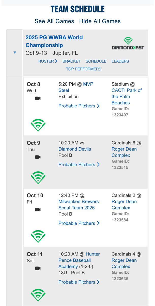 PineaultJackson's tweet image. Here is my schedule down in Jupiter with @BaseballU National, along with some recent swings off tee, front toss, and machine. Grateful for this opportunity, and ready to compete! Please feel free to reach out! #uncommitted #Catcher #2026 
@BaseballUCT