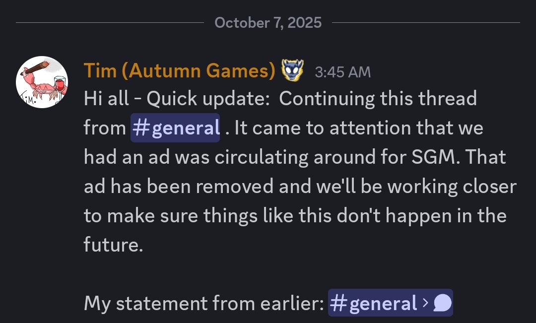 The Ai artwork ads of the skullgirls has been removed ✨