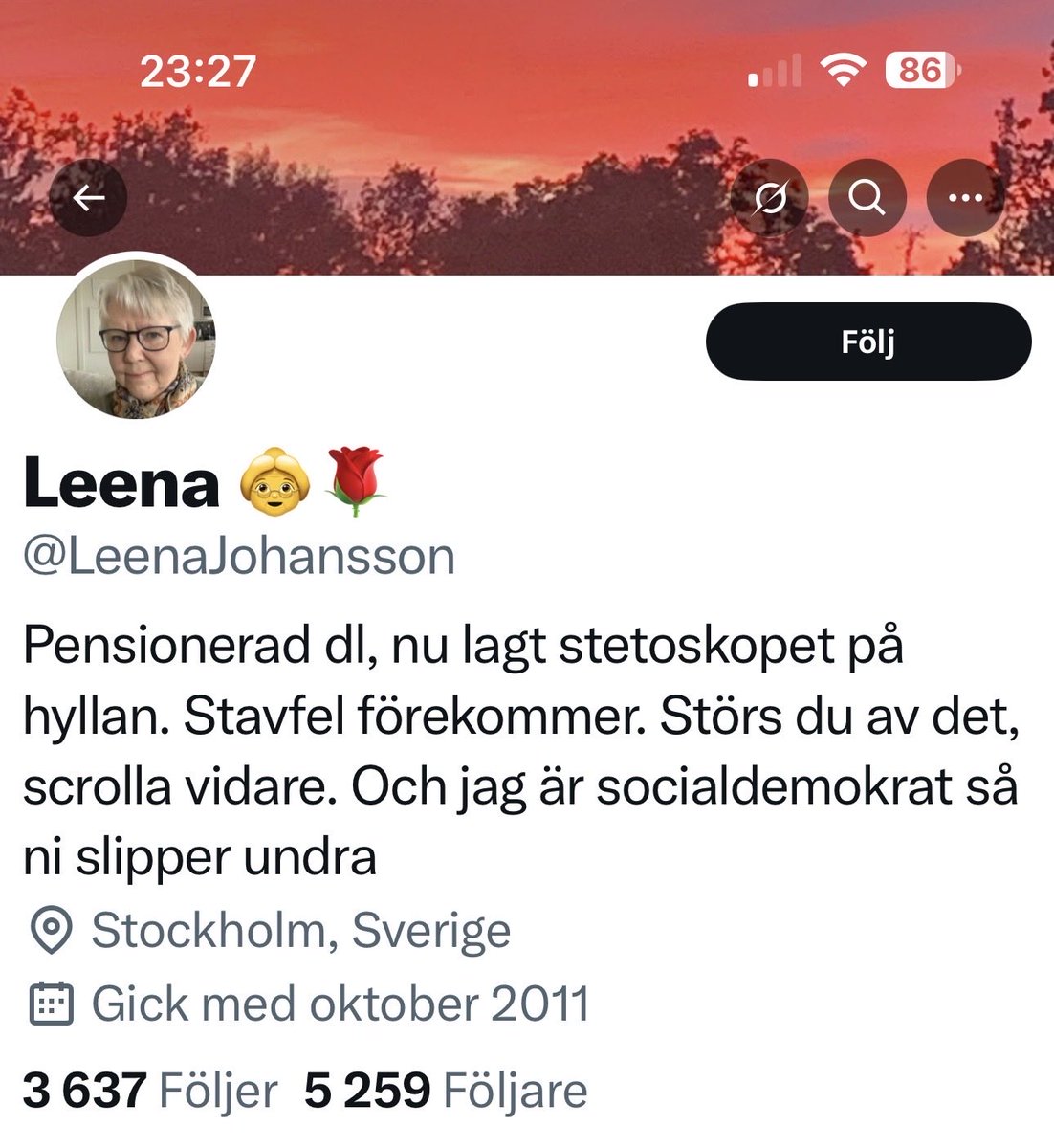 Blockad av ännu en Socialdemokrat som inte klarade av fakta som svider, då tog bitterheten över. Börjar kännas igen 🤭