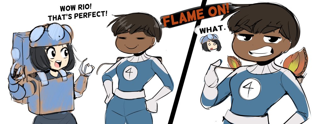 Rio and Ami are ready for Halloween?!