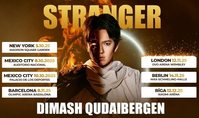 CONCERT DIMASH MEXICO
Sold-out 8 y 10 de Octubre <a href="/dimash_official/">Dimash Qudaibergen</a> la leyenda continúa Después del épico
CONCERT DIMASH NEW YORK llega a México
#StrangerWorldTour la voz infinita, el talento ilimitado de un artista de talla mundial, Dimash Qudaibergen♾️🌟instagram.com/p/DNGZavSNF9-/…