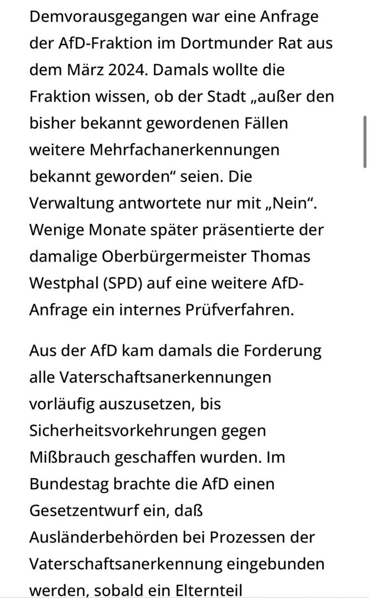 Wir warnten schon früh im Stadtrat vor einer höheren Dunkelziffer an Scheinvaterschaften.

„Mr. Cash Money“ ist eben kein Einzelfall.

jungefreiheit.de/politik/deutsc…