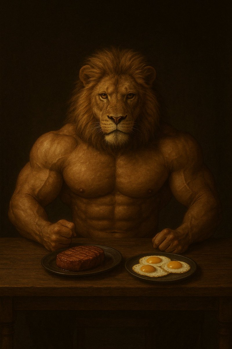 ActivatedAlpha5's tweet image. 💯Most “men” eat like peasants but expect to perform like Kings👑
⛽️Fuel your body like a weapon🥩🍳
💪🏽Move with purpose🏃🏽➡️🏋🏽
⚔️Train with intention🥊🔥
🫵🏼Follow the Code
#AlphaCode