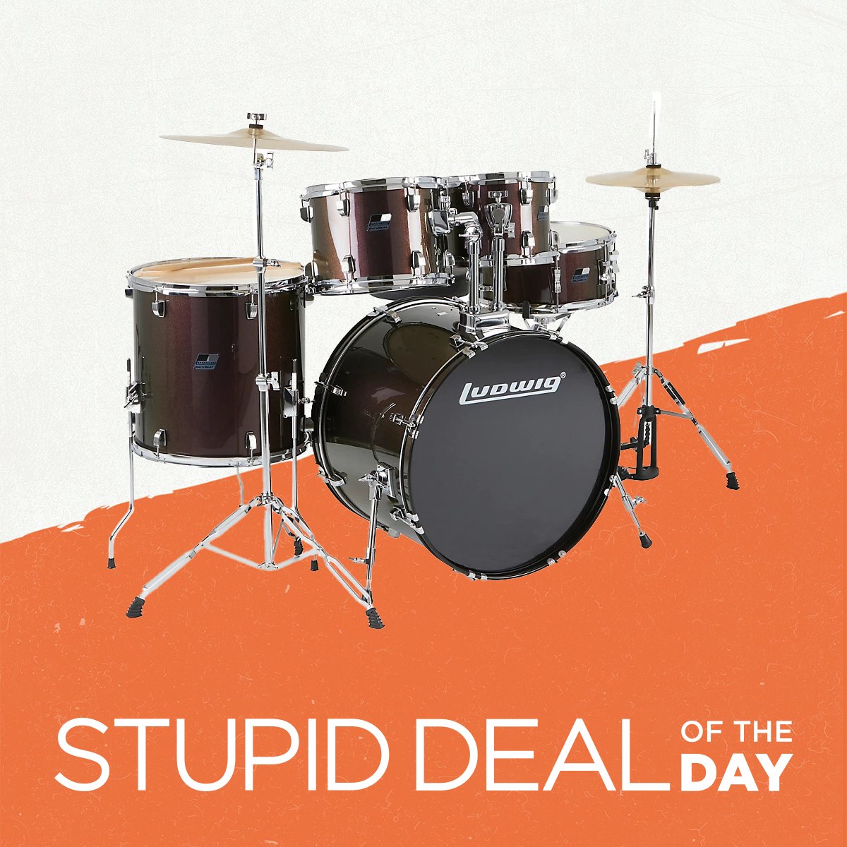 Stupid Deal of the Day Saturday, October 11, 2025 Ludwig BackBeat