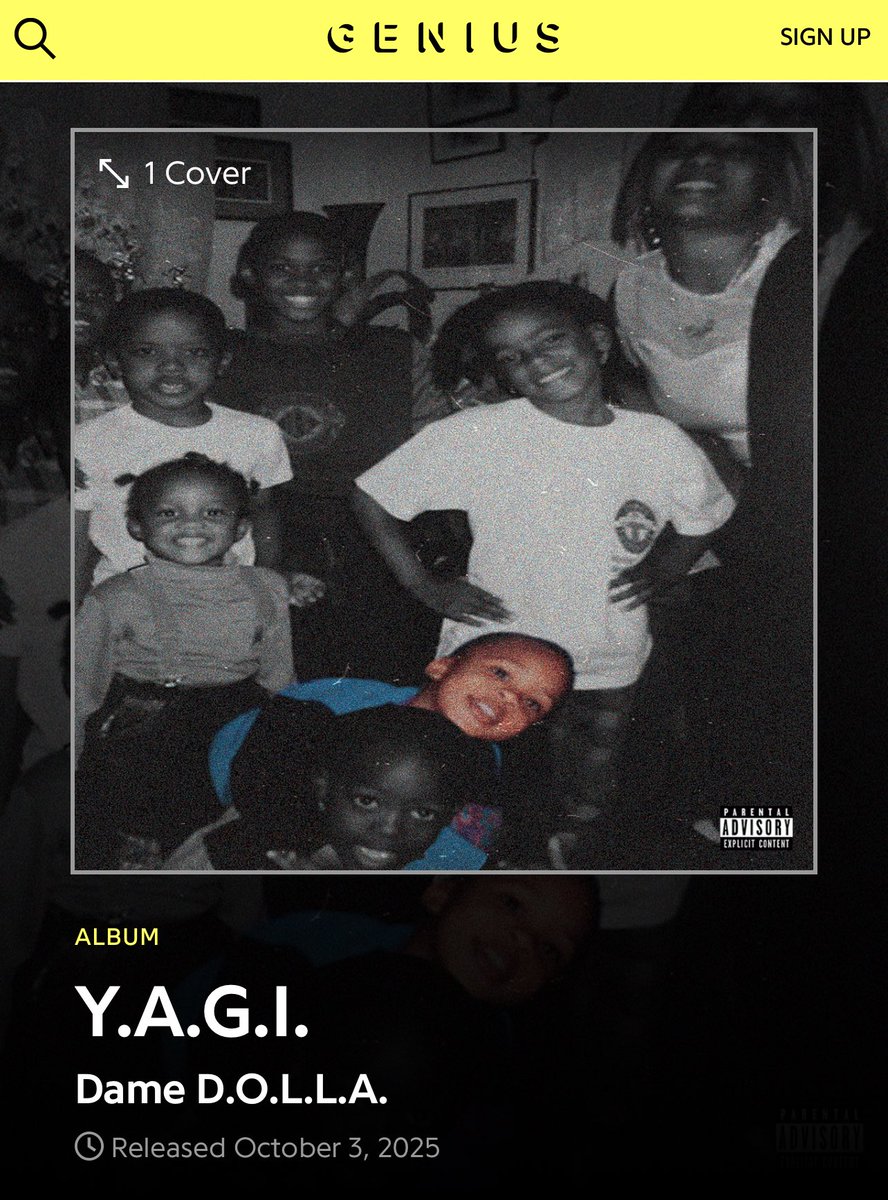 Dame_Lillard's tweet image. Y.A.G.I. lyrics up on @Genius