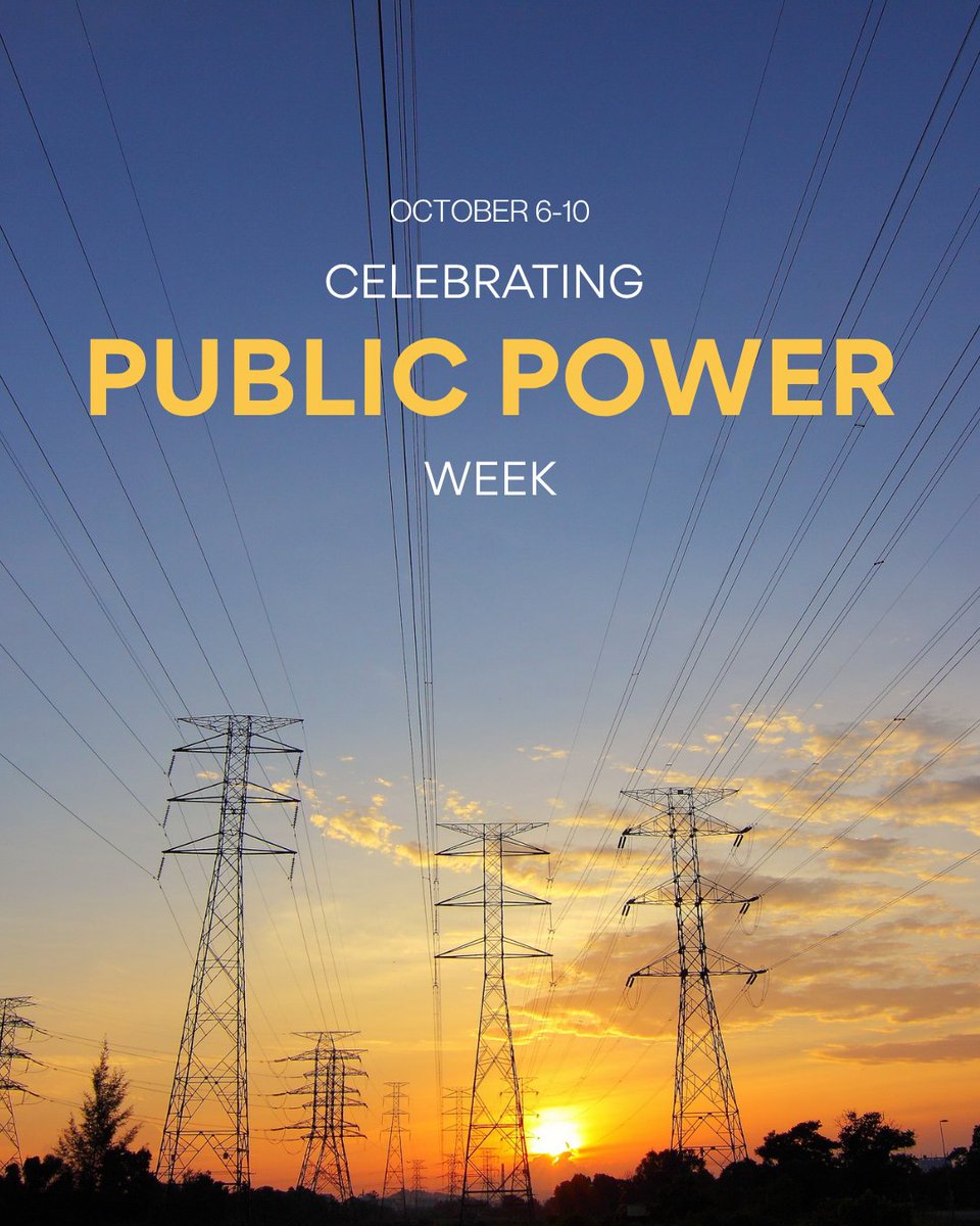 NISC_coop's tweet image. Join us in celebrating #PublicPowerWeek, recognizing the 2,000 public power utilities across the nation that all serve one purpose: building strong communities. #CommunityPowered