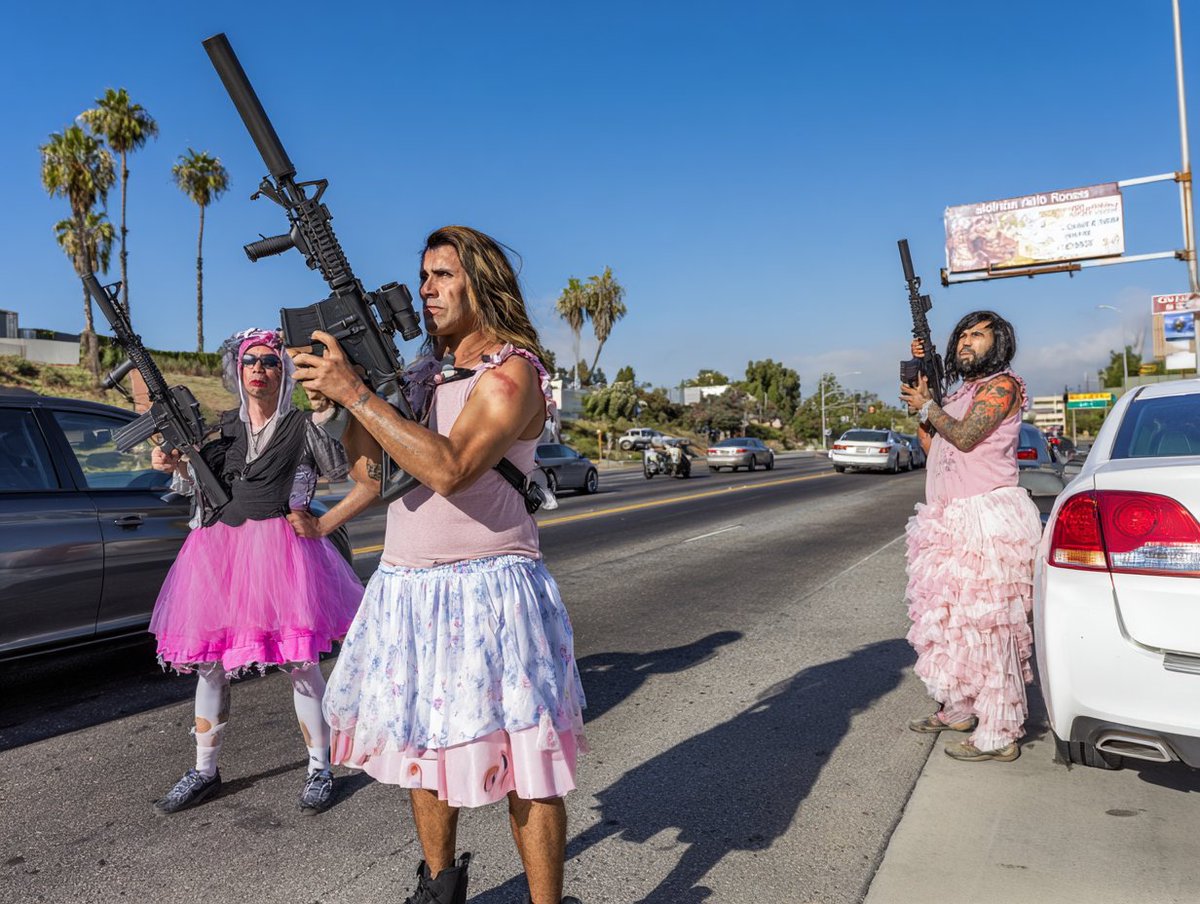arands65's tweet photo. @MikeNellis I got stopped at 2 different Antifa checkpoints today and those vile terrorists tested me for wokeness. I barely passed. Yes it's bad in San Diego but imagine how bad it it is in Portland. Those poor people. https://t.co/eh869ilgi6