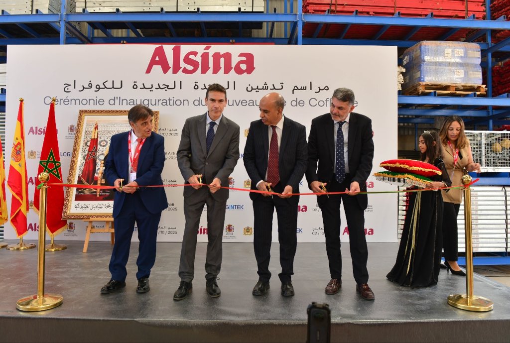 Mares30com's tweet photo. 🤝 Nueva muestra de la s��lida cooperación económica entre #España y #Marruecos. Inaugurada la nueva unidad industrial del grupo catalán #Alsina en #Settat, fortaleciendo la presencia del sector privado español en el mercado marroquí. 🇪🇸🇲🇦

#EspañaMarruecos #Alsina https://t.co/S8ldZGBo0y