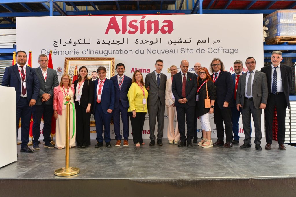 Mares30com's tweet photo. 🤝 Nueva muestra de la s��lida cooperación económica entre #España y #Marruecos. Inaugurada la nueva unidad industrial del grupo catalán #Alsina en #Settat, fortaleciendo la presencia del sector privado español en el mercado marroquí. 🇪🇸🇲🇦

#EspañaMarruecos #Alsina https://t.co/S8ldZGBo0y