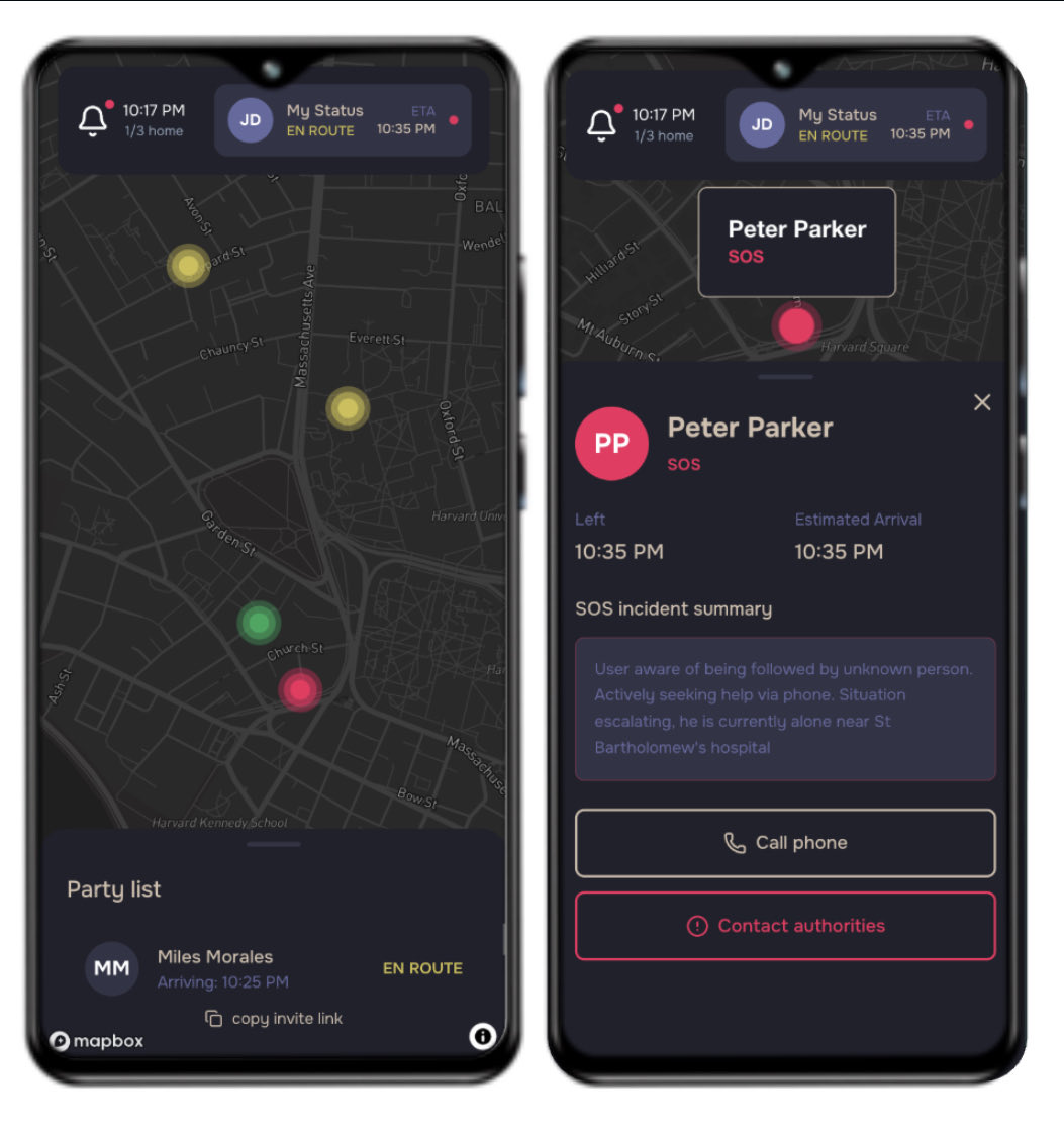TechSakee's tweet image. Went on a side quest to attend HackHarvard! 

Across the country, many crimes involving physical harm occur during the nighttime.

So my team and I built Safely: A reactive AI-agent system to help people at night get home safely. 

Ty @hack_harvard for the experience!