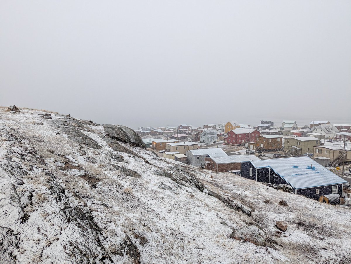 FrankReardon1's tweet image. A very white landscape here in #Iqaluit #Nunavut this evening with the #snow still coming down ❄️ 🌨️ #ShareYourWeather #NunavutVibes
OCT.6.2025