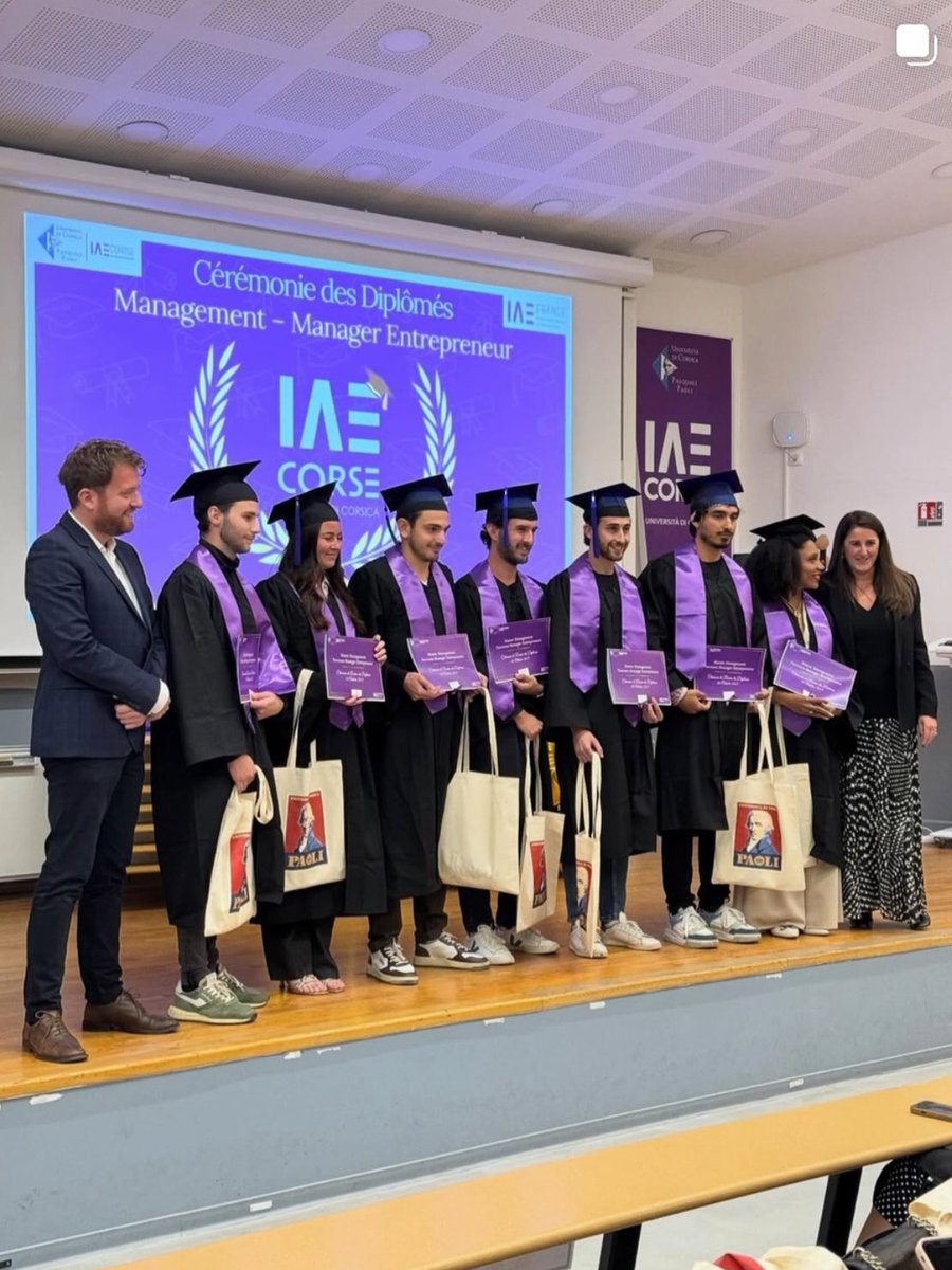 SeRistori's tweet image. Bravo à nos diplômés 2024-2025 ! Une nouvelle génération de talents prêts à relever les défis du monde professionnel.

#IAE #Management #Diplome