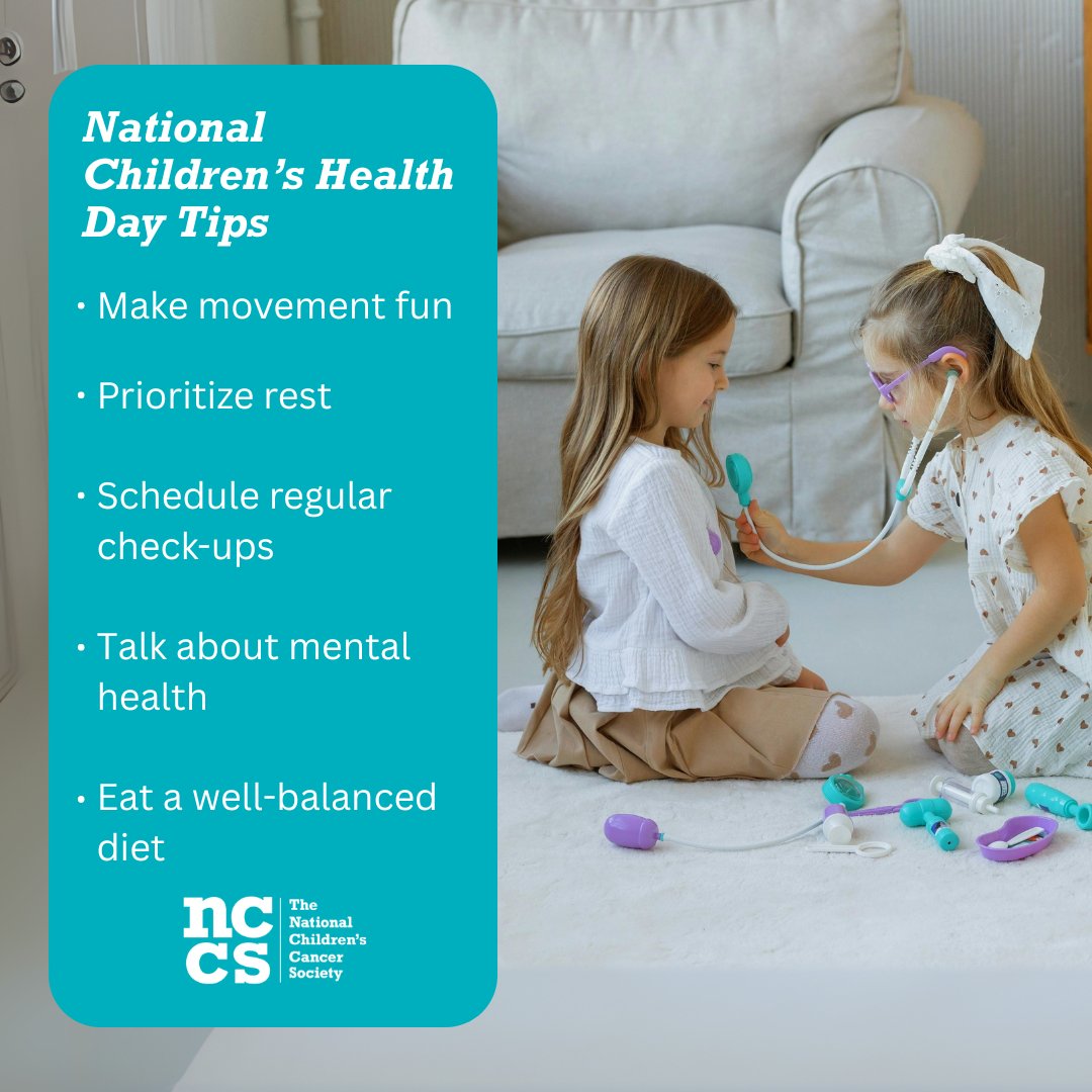 Happy National Children’s Health Day! 💛 Today’s the perfect reminder to celebrate the little habits that make a big difference in our kids’ well-being.

#childhoodcancerawareness #childrenshealthday
