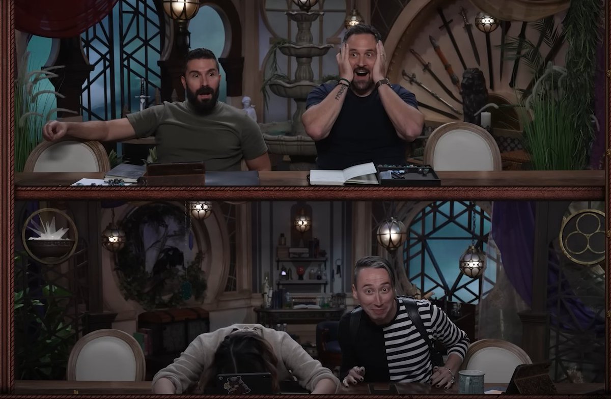 Well that is sure an interesting start to C4!

(I think Whitney Moore may already be breaking through as one of my favorite cast members and I've only watched her here for 30 minutes)

#criticalrolespoilers