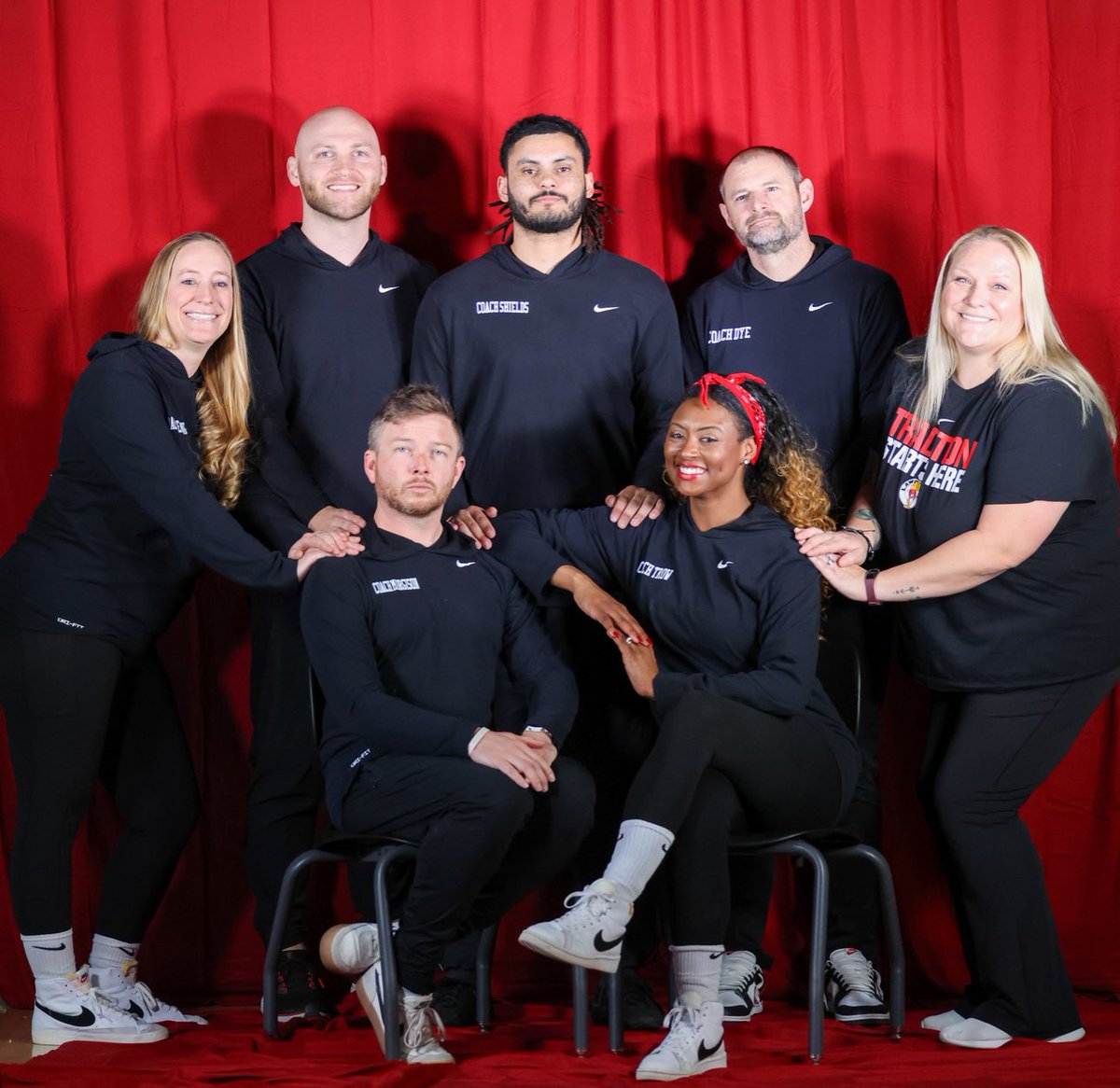 Happy National Coach’s Day to the staff with the most aura. 🖤❤️🖤🤣