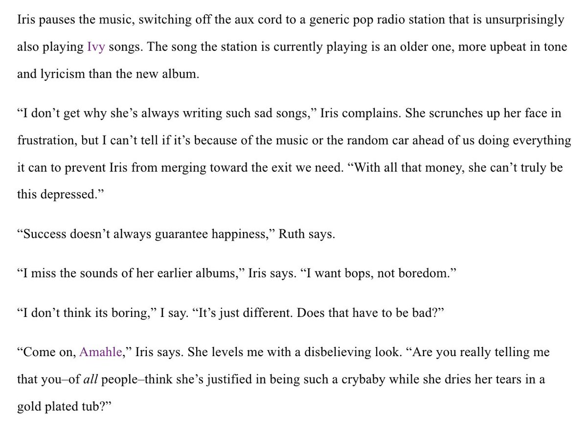 I’m editing my next book—about fandoms and musical magical sirens—and this scene from the chapter I’m working on is so funny to read in this current discourse.