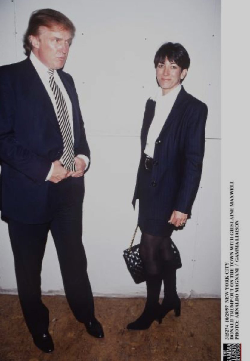 Since Trump says he hasn’t heard the name Ghislaine Maxwell in so long maybe these Getty pictures might refresh his memory: