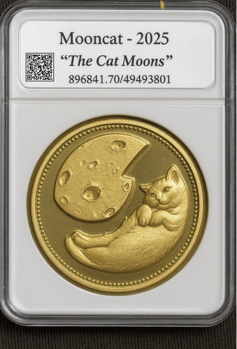 mooncatonmoon's tweet image. Gold standard 🏆🐱