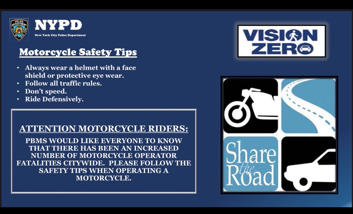 It’s a nice day today if you’re out on your bike please follow these tips 👇
#visionzero