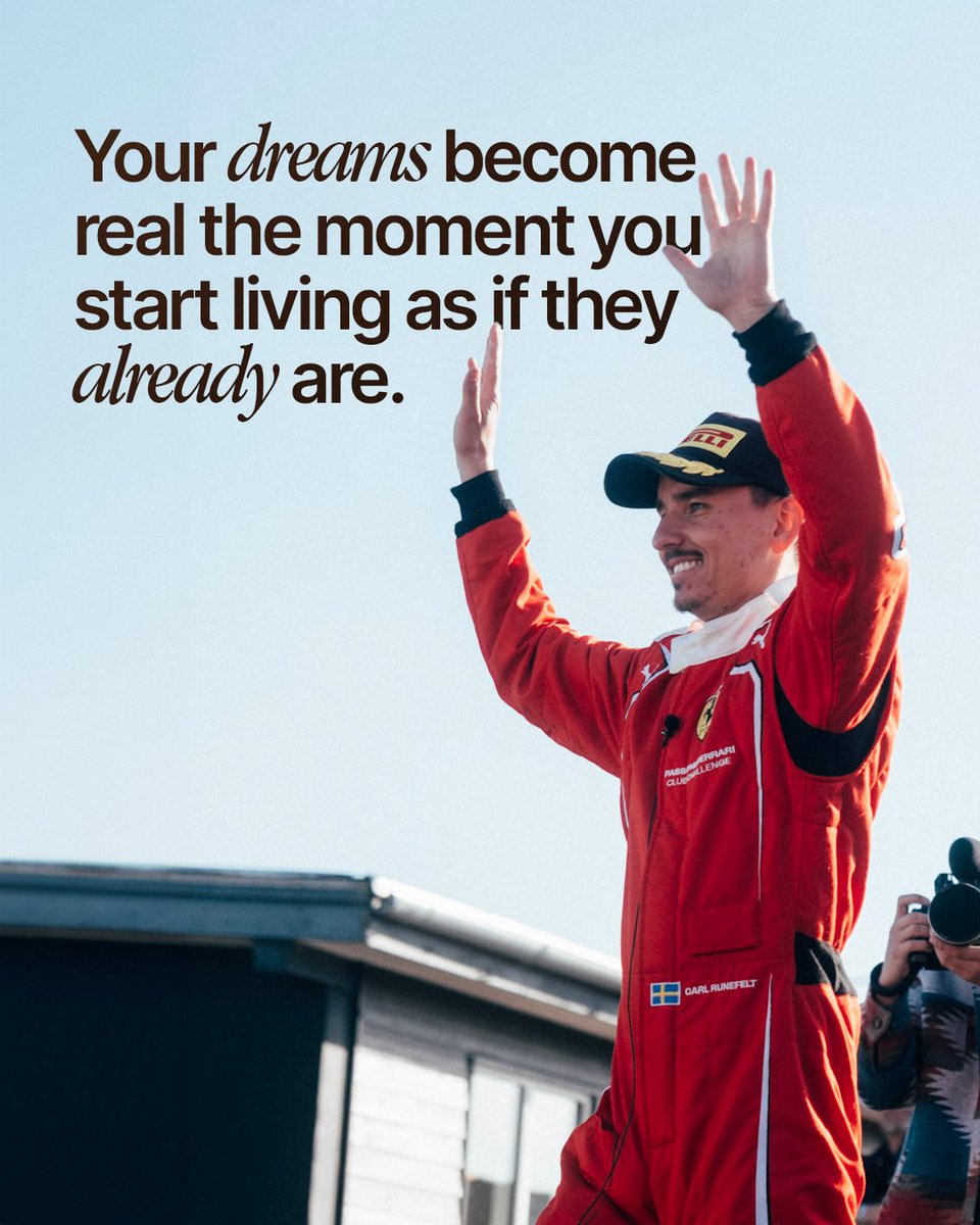 carlmoon's tweet photo. Your dreams become real the moment you start living like they already are. #LawOfAttraction https://t.co/KF0F1qdAvK