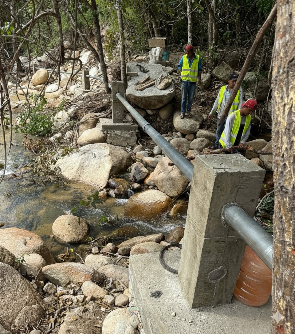 Capaseg_CS's tweet image. 💧 En La Providencia, Acapulco, la #CAPASEG construye la segunda etapa del Sistema de Agua Potable, beneficiando a más de 900 habitantes.
Seguimos llevando agua, bienestar y desarrollo a las familias guerrerenses. 💙
#Guerrero #ObrasQueTransforman