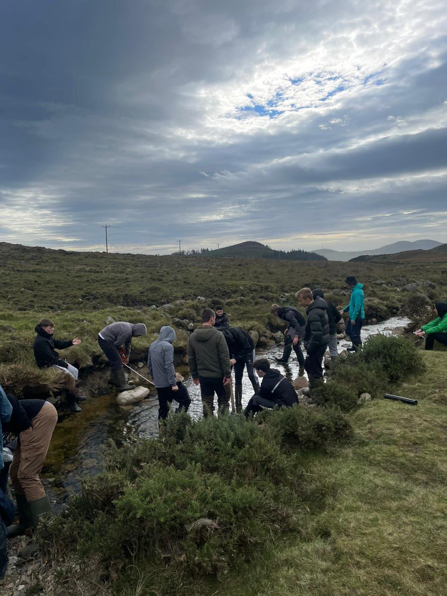 Our Sixth Year Geography students had a great day in the Mourne Mountains completing their Geographical Investigation today 🏔️