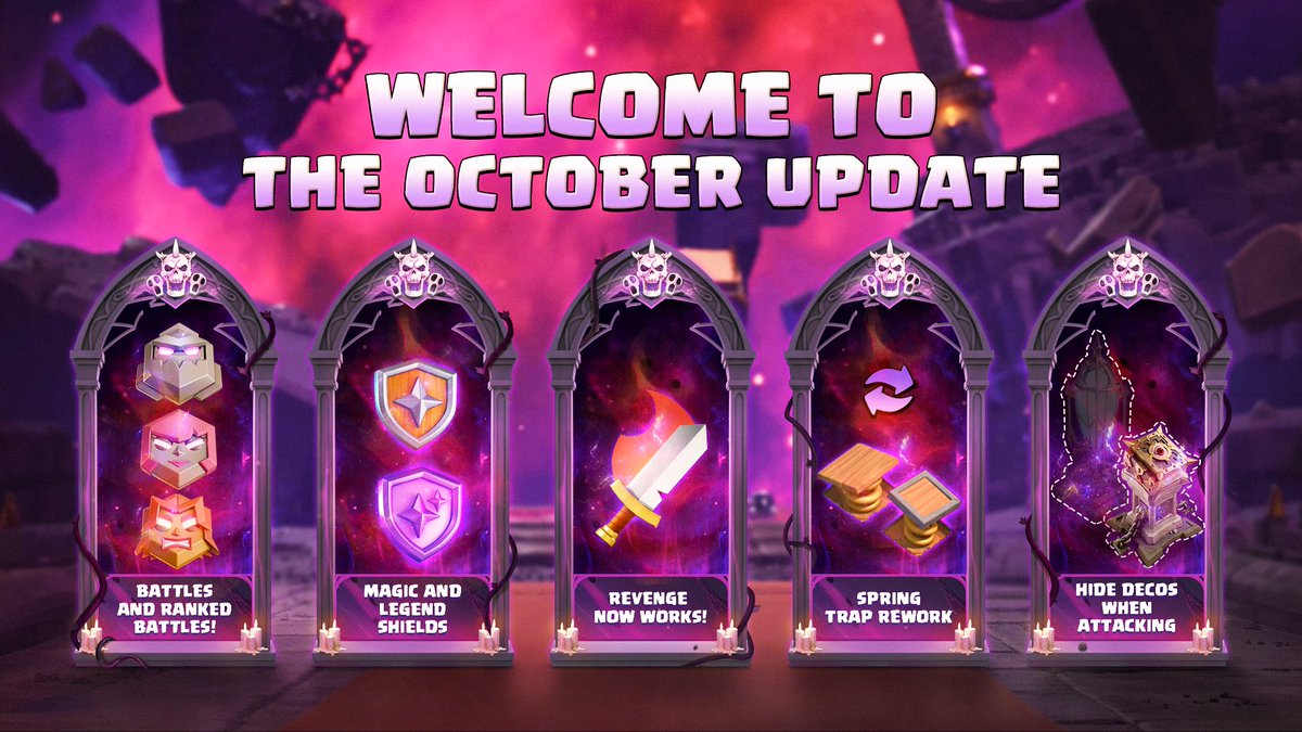 Das neue Update ist da! Erfahrt hier die Einzelheiten:

clashofclans.fandom.com/de/wiki/Benutz…