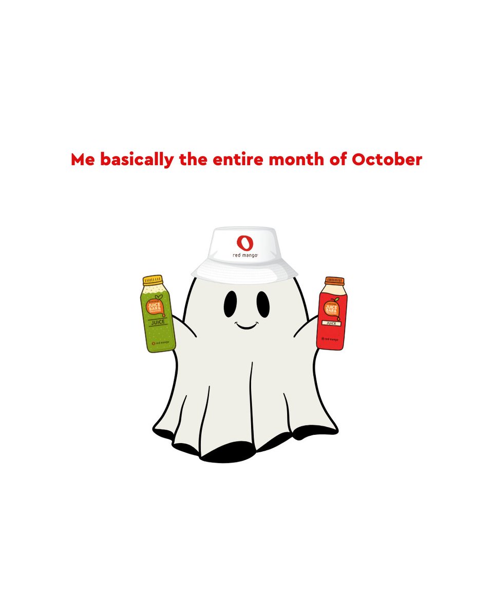 RedMango's tweet image. Boo-tiful vibes only 👻✨