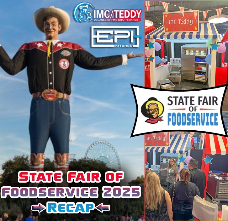 IMCTeddy's tweet image. MC/Teddy&apos;s s rep, @epikitchen, held their annual State Fair of Foodservice &amp;amp; it was a resounding success!

Visitors across the industry had the opportunity to check out EPI&apos;s represented manufacturers during the event. Check out the recap here: bit.ly/42rqOPV