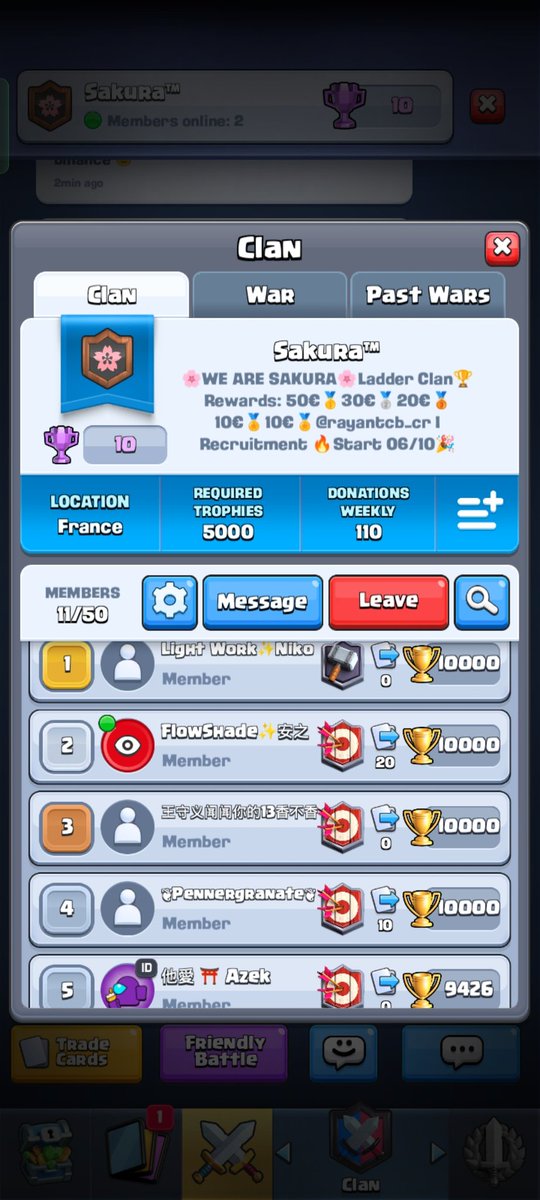 SKR❤️RayanTCB🌸 (@rayantcb_cr) on Twitter photo WE ARE BACK THIS SEASON !!! IF you want a clan with Ladder rewards you can join me here link.clashroyale.com/invite/clan/en… WE ARE BACK THIS SEASON !!! IF you want a clan with Ladder rewards you can join me here link.clashroyale.com/invite/clan/en…