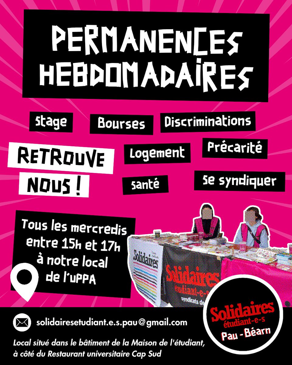 Solidaires Étudiant·es Pau tweet media
