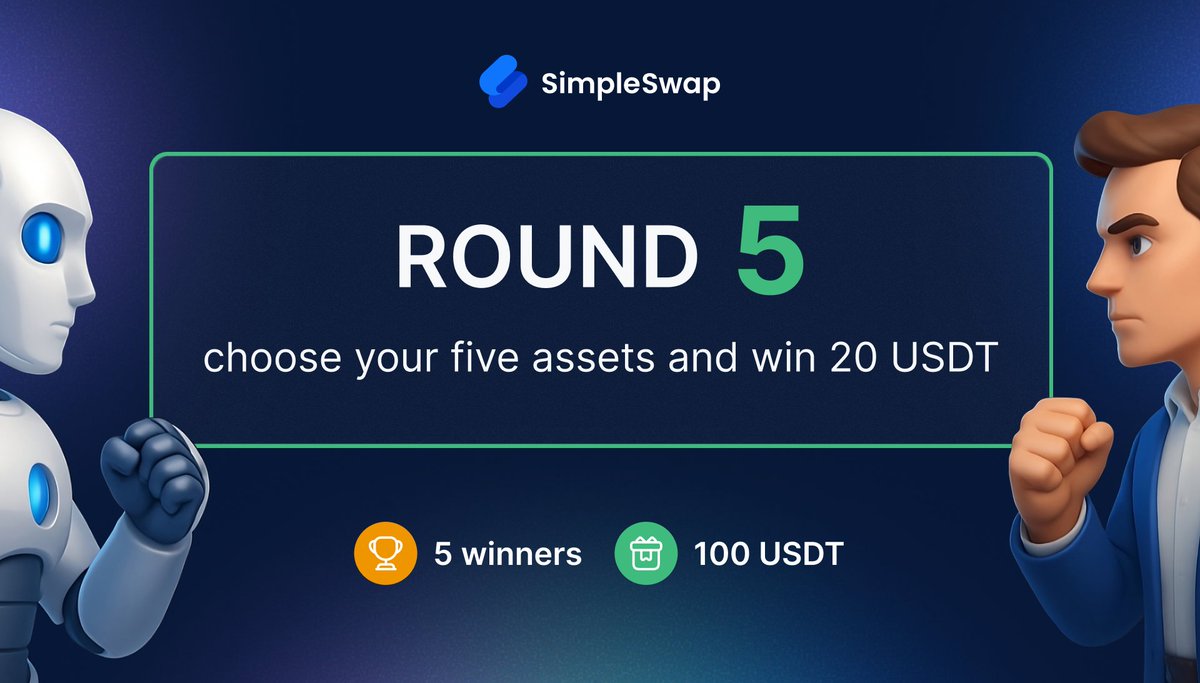 SimpleSwap_io's tweet image. 🔥 Portfolio Showdown enters the Final Round!
Week 4 is wrapped up – and all three portfolios are in profit! 💰
AI took the spotlight this week with a strong boost, but the gap is still open...
🧠 Will AI keep the momentum?
👥 Will the Community strike back?
💙 Or will the Team…